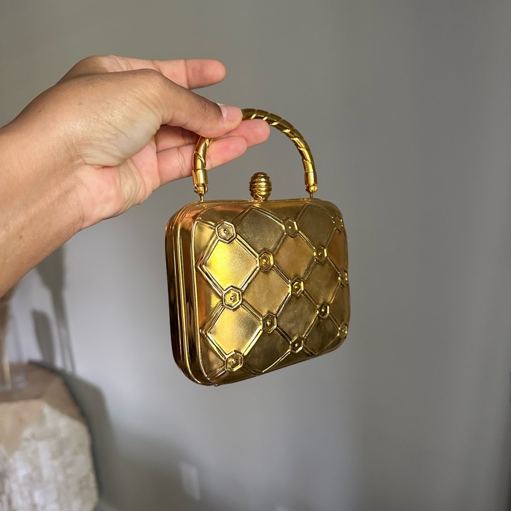 Gold Vintage Clutch